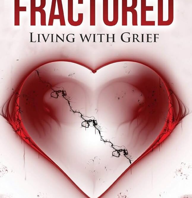 A heart with a visible crack symbolizing grief and emotional pain.